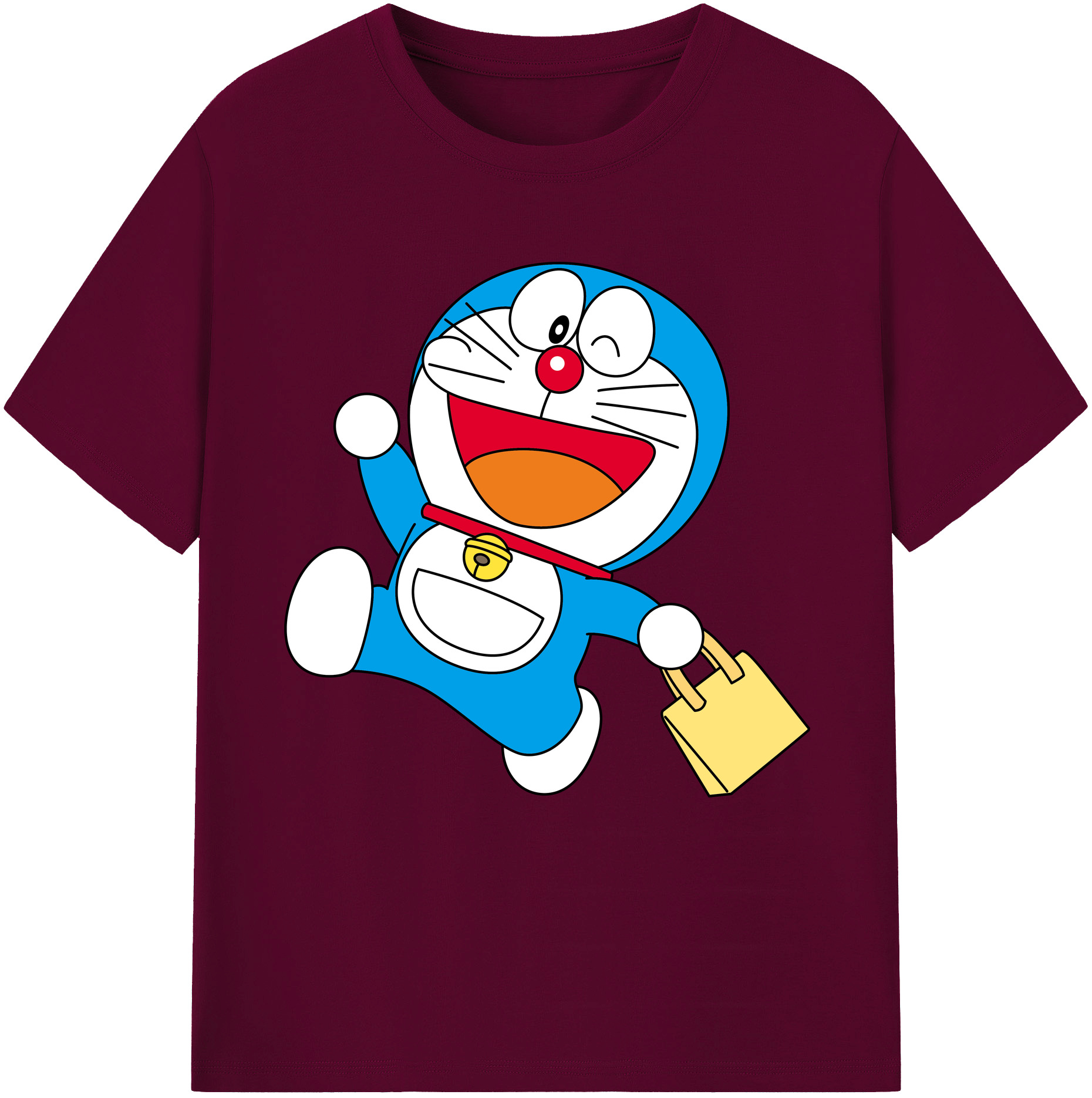 （画像用） ドラえもん Doraemon レディースカジュアルプリントTシャツ（綿100％）